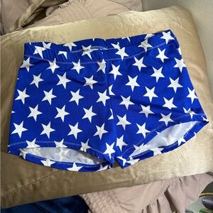 Blue Star Patterned Women's Shorts